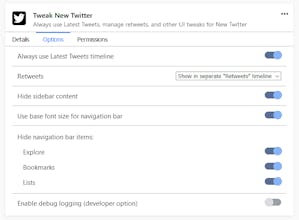 Tweak New Twitter gallery image