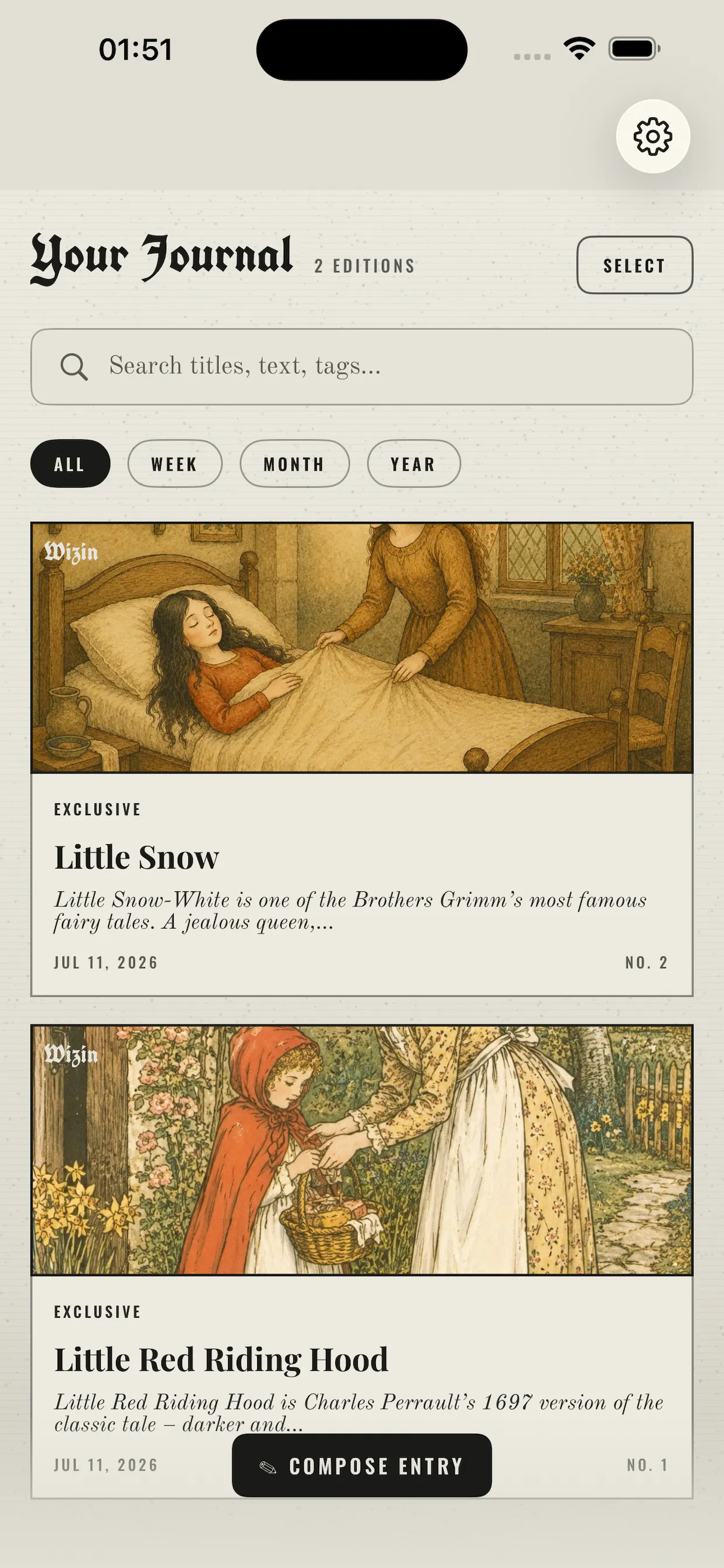 Wizin: Magical News Journal screenshot 5