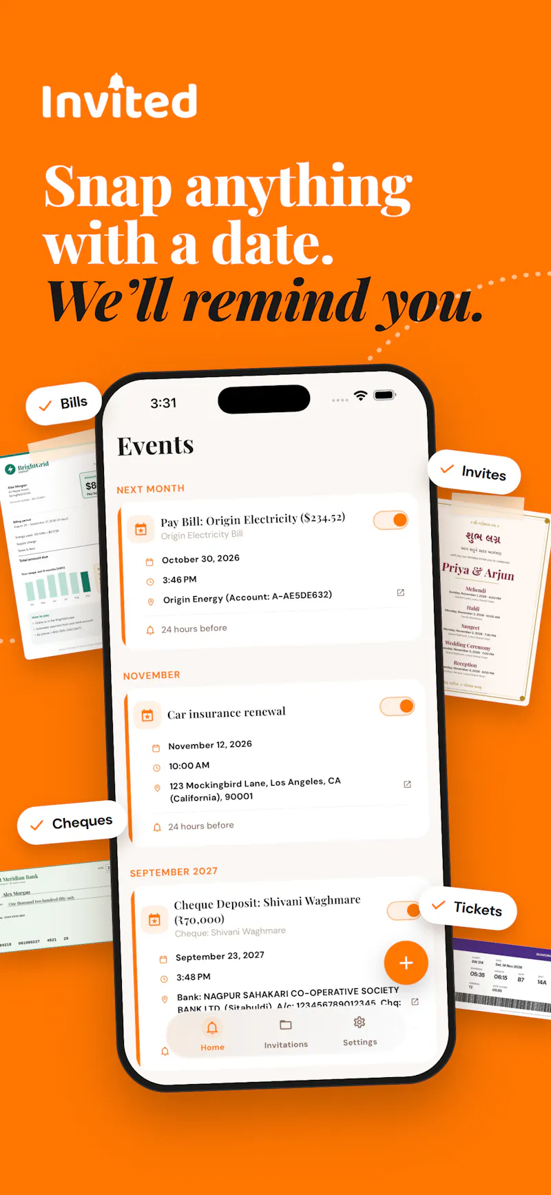 Invited - AI Reminder Scanner screenshot 2