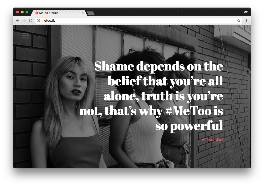 #MeToo #NotMyShame Toolkit gallery image