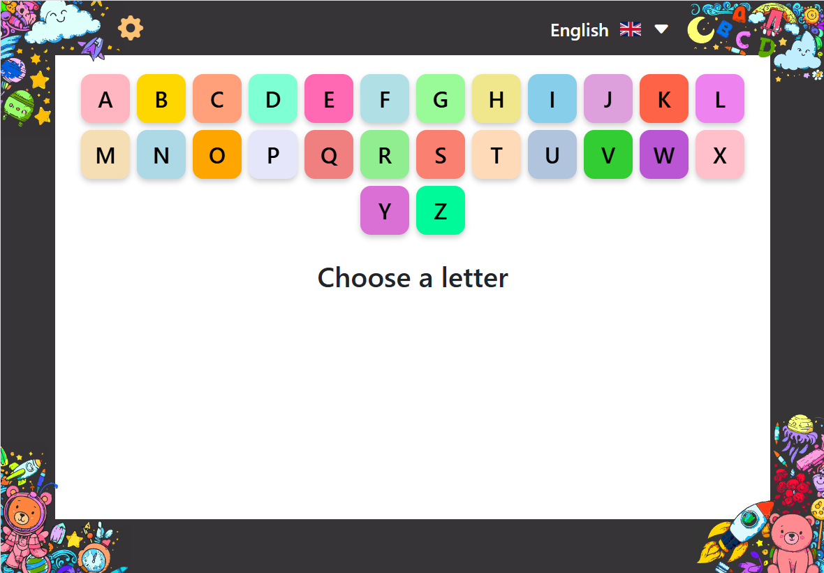 Alfabeto de color - Aprenda letras para colorear imágenes con soporte de sonido. media 2