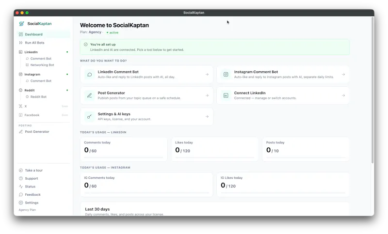 SocialKaptan screenshot 2