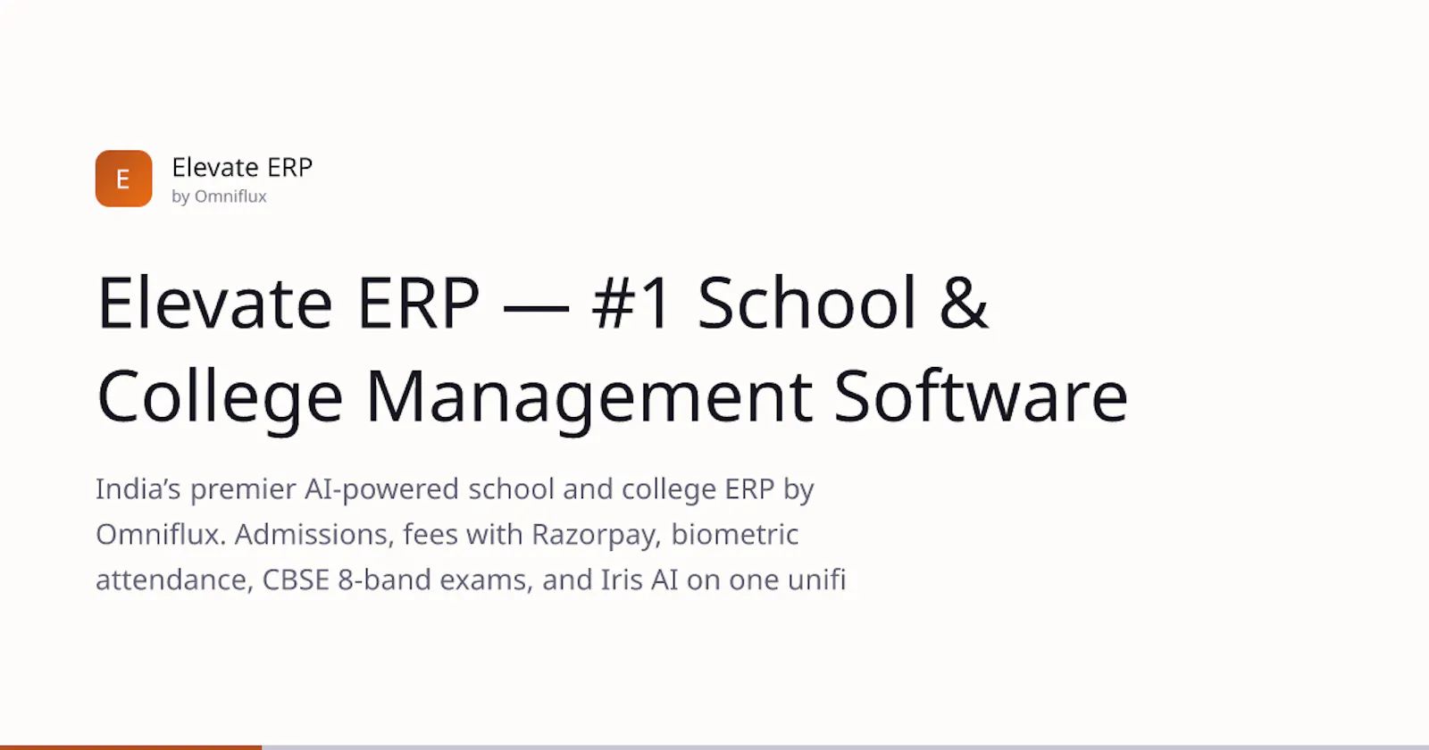 Elevate ERP screenshot 1