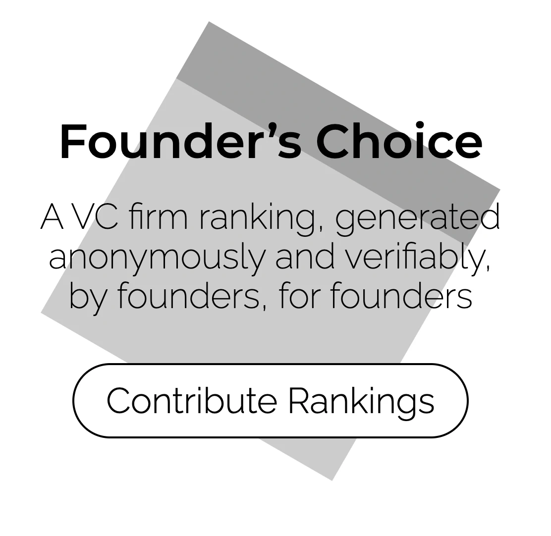Founder's Choice VC Ratings