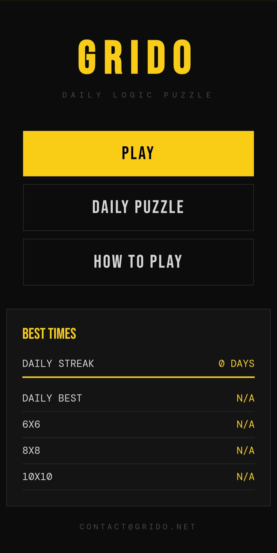 GRIDO : Daily Logic Puzzle gallery image