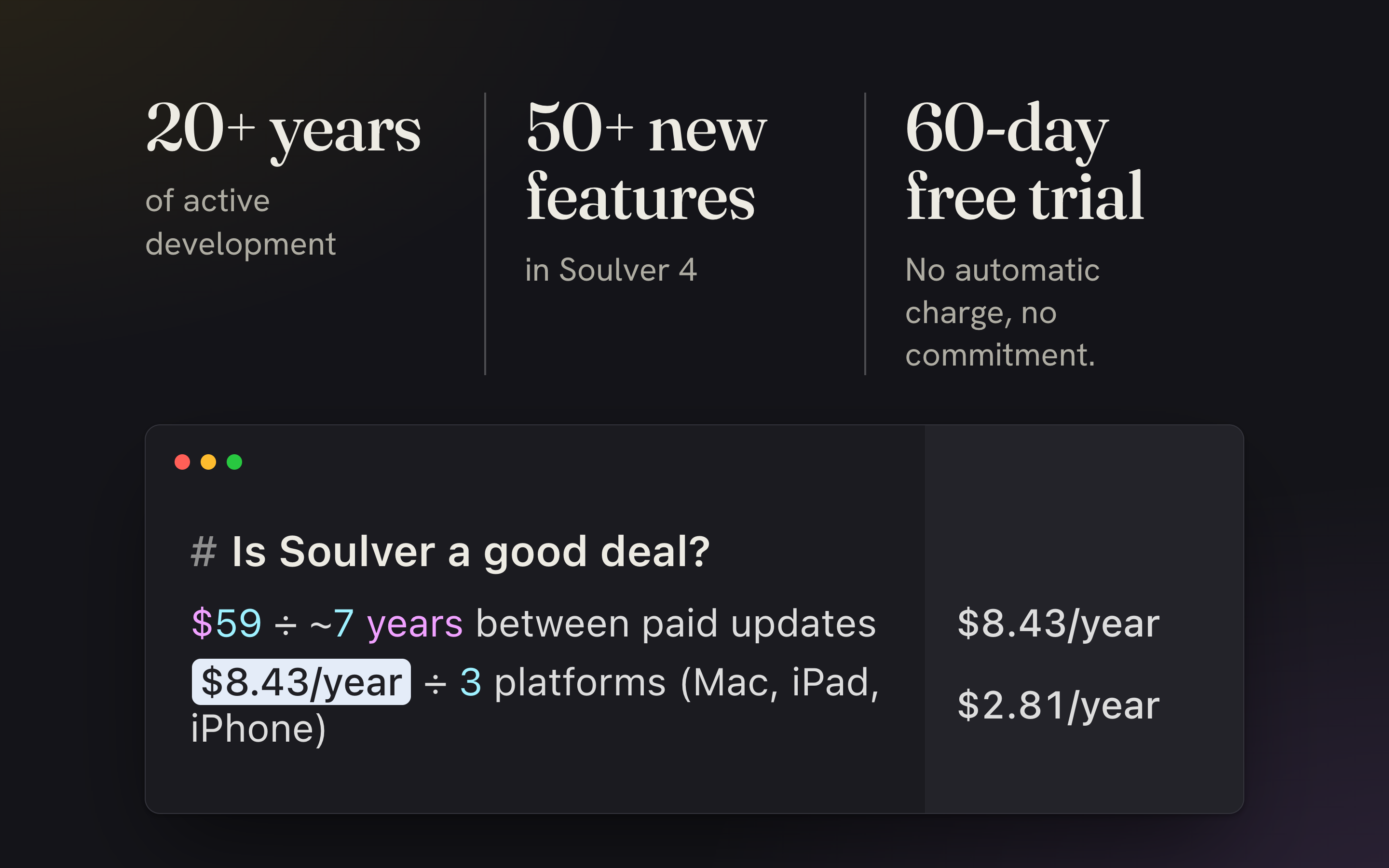 Soulver 4 gallery image