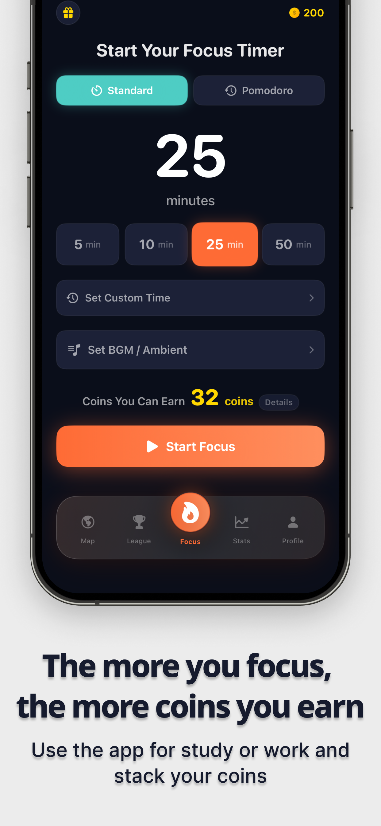 ConquerFocus - Screenshot 2 showing product features and functionality