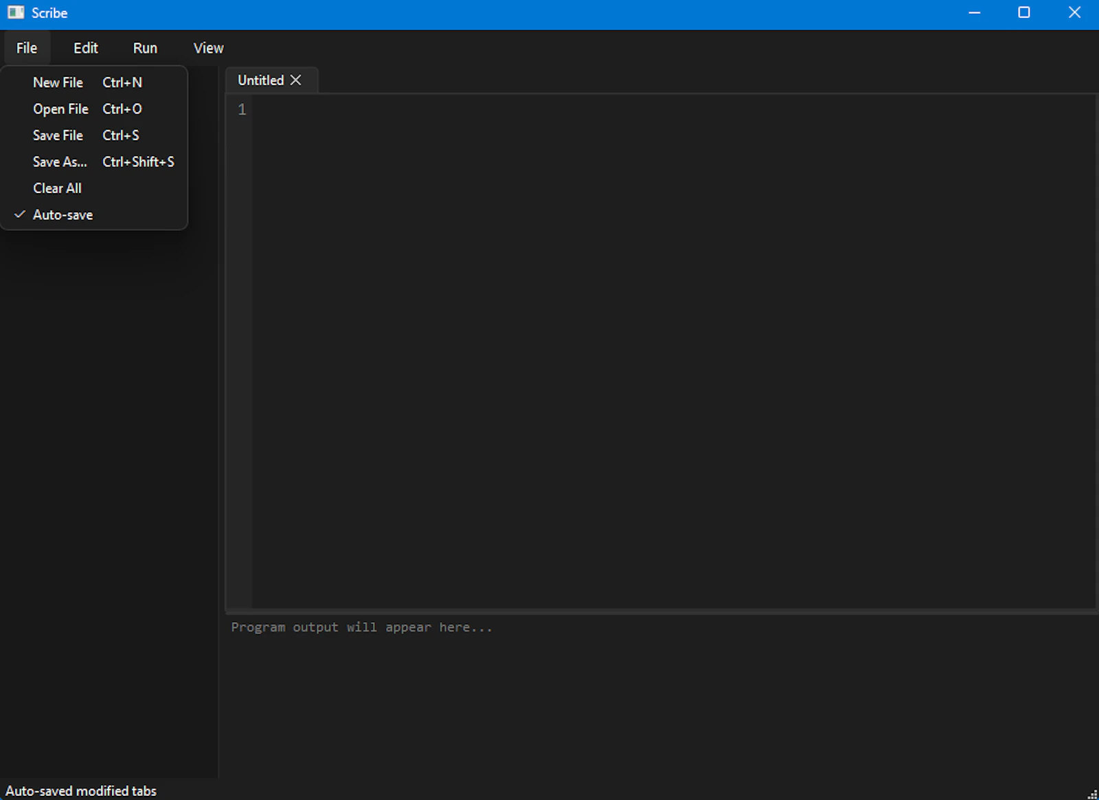 Scribe screenshot 2