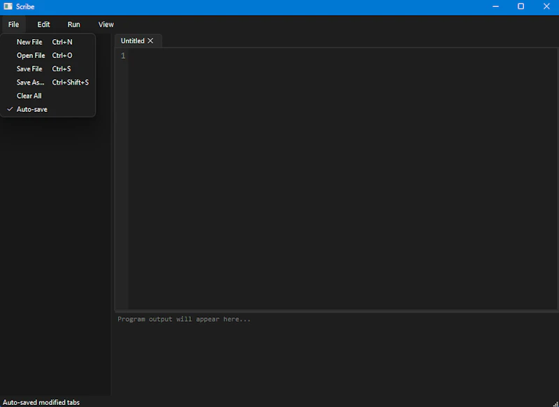 Scribe screenshot 2