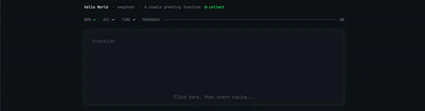 typecode โ Learn to Code by Typing gallery image