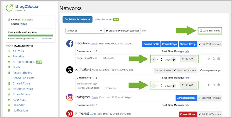 Blog2Social screenshot 4
