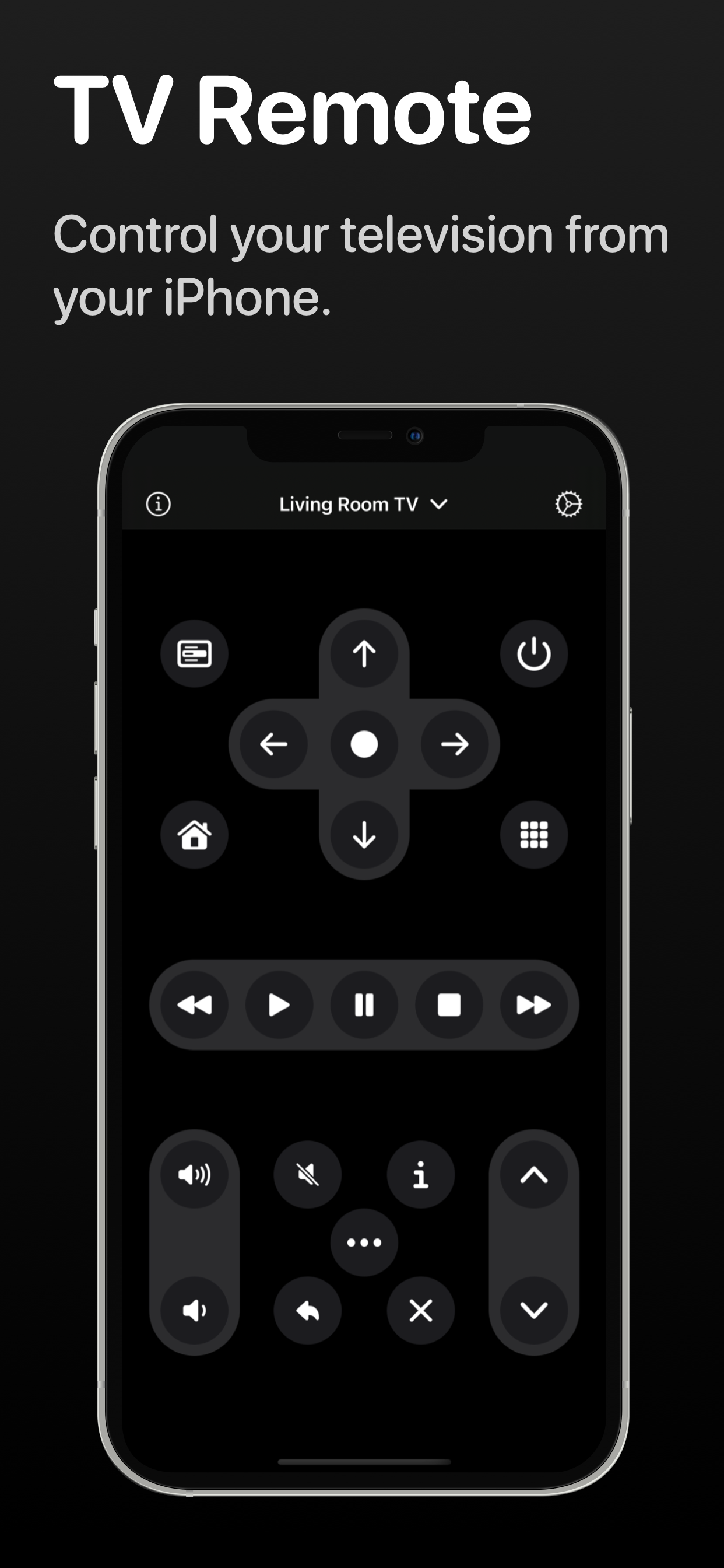 TV Remote Control your television using your iPhone or iPad Product