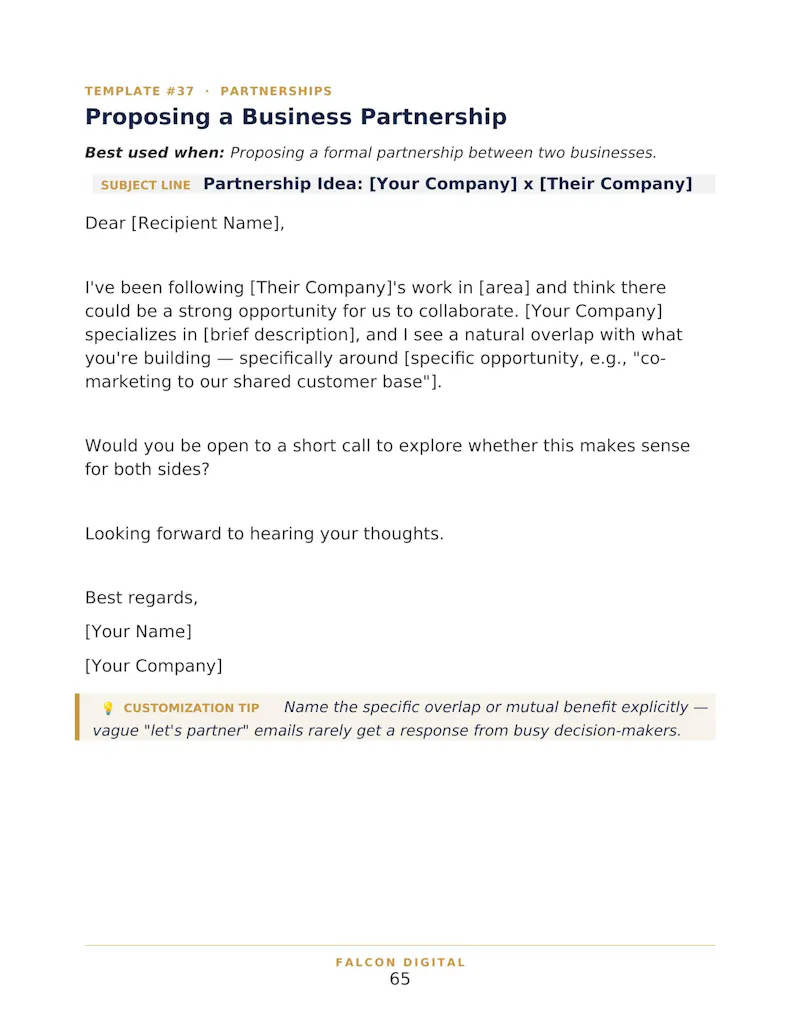  Professional Email Templates screenshot 6