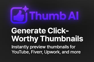 Thumb.onl: AI Thumbnails for Creators gallery image
