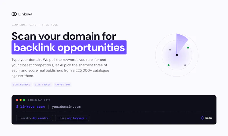 LinkRadar Lite screenshot 1