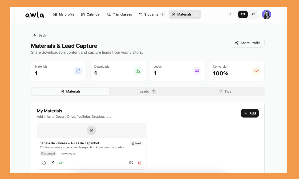 Awla - Screenshot 5 showing product features and functionality