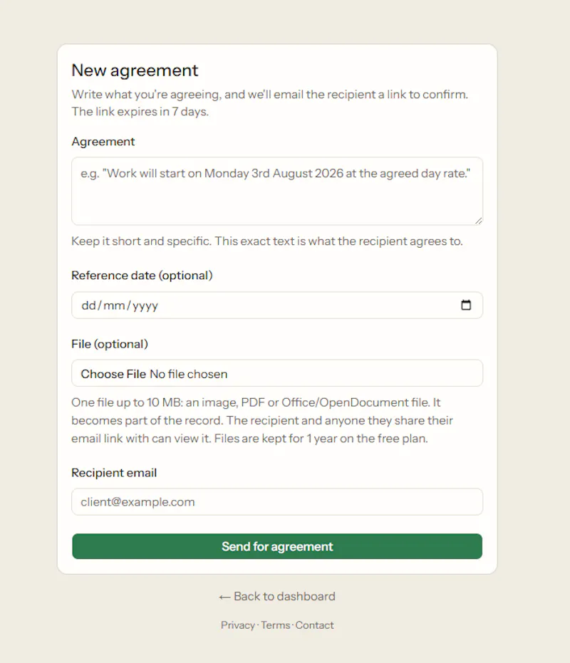 InWriting screenshot 2