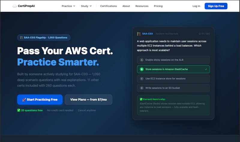 CertiPrepAI screenshot 1