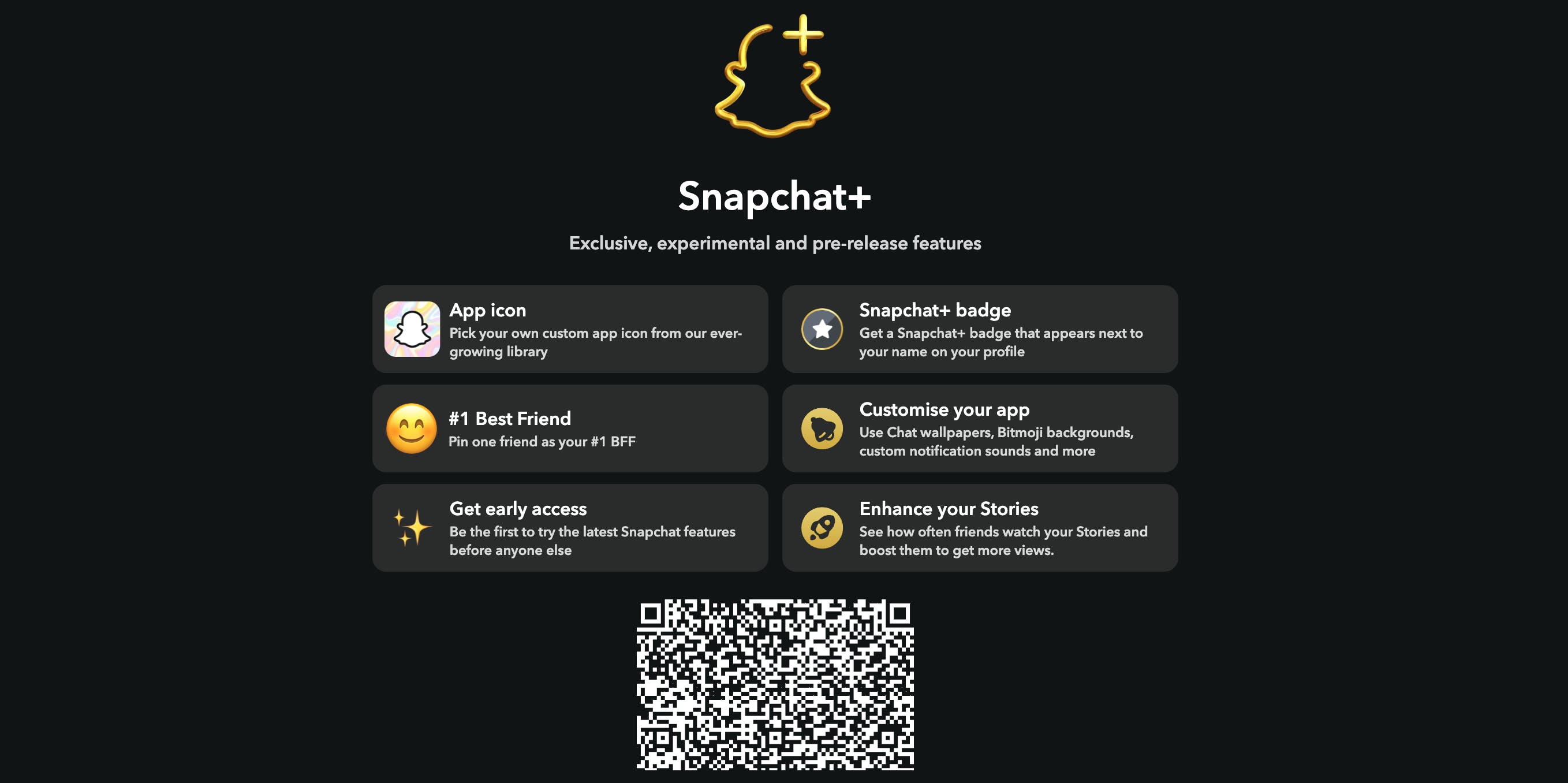 Snapchat+ — это платная служба подписки, которая предлагает пользователям доступ к функциям, которые улучшают и персонализируют их работу со Snapchat.