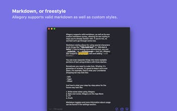 Allegory for macOS gallery image
