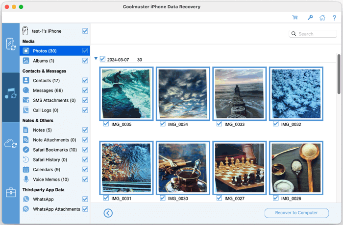 Coolmuster iPhone Data Recovery for Mac gallery image