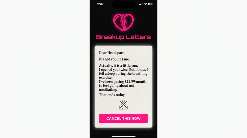 My app breaks up with my subscriptions screenshot 2