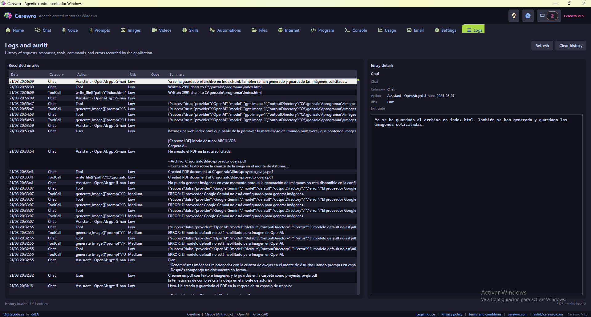 Cerewro: Windows AI Agent gallery image