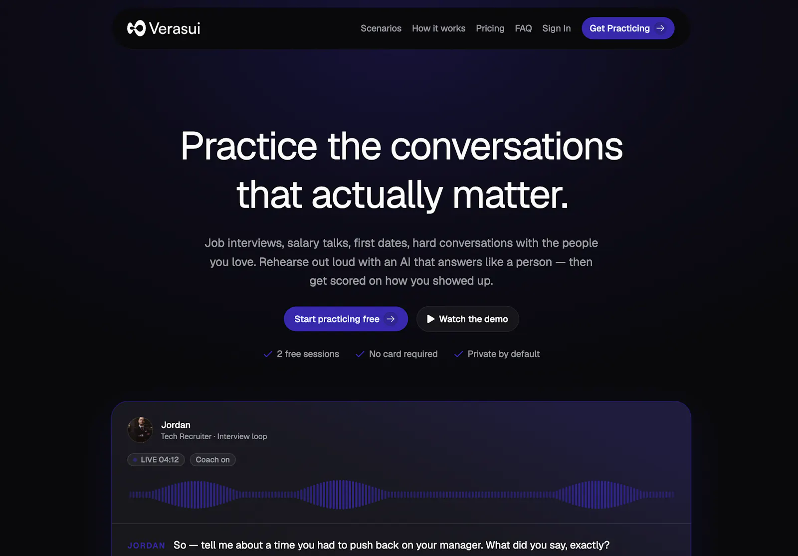 Verasui screenshot 2