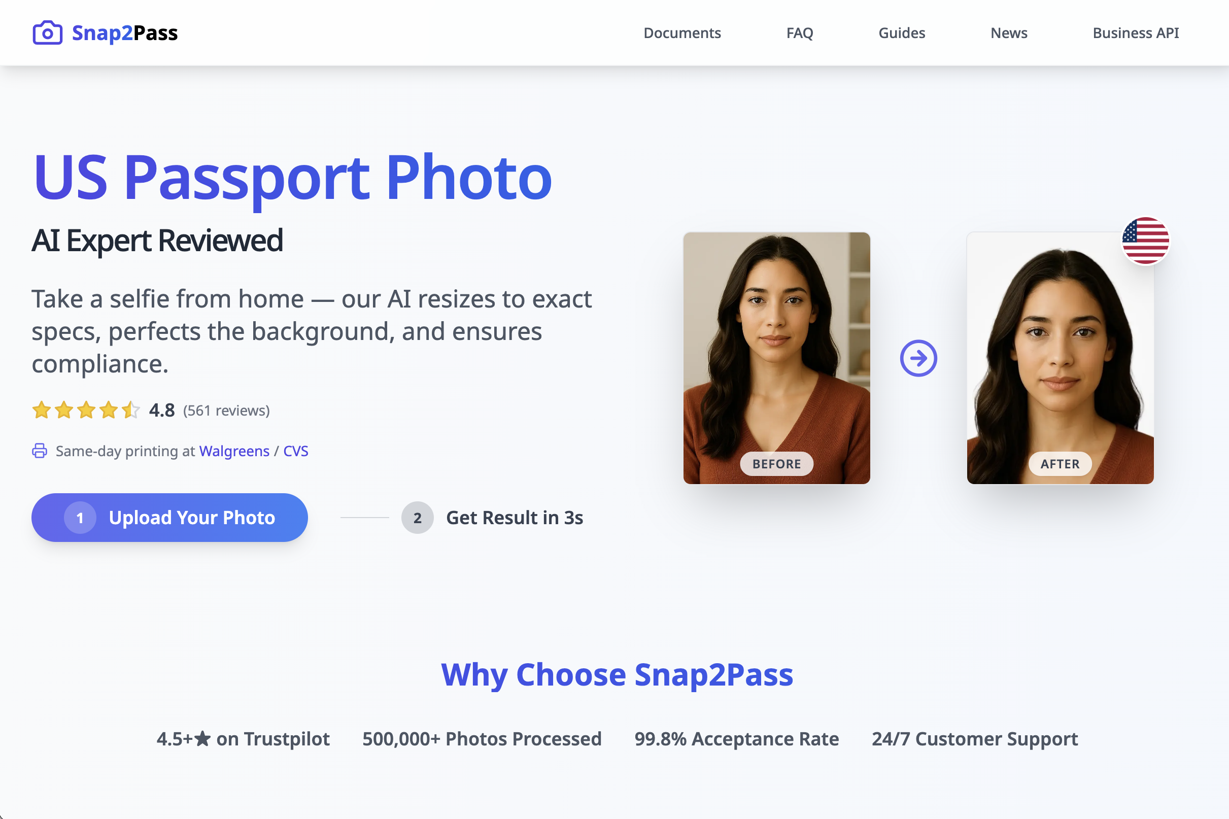 Проверка фотографий Passport AI - В реальном времени проверка искусственного интеллекта для фотографий паспорта медиа 2