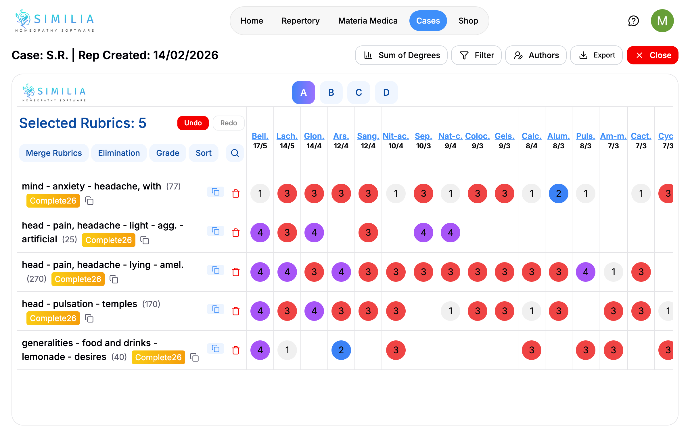 Similia Homeopathy Software gallery image