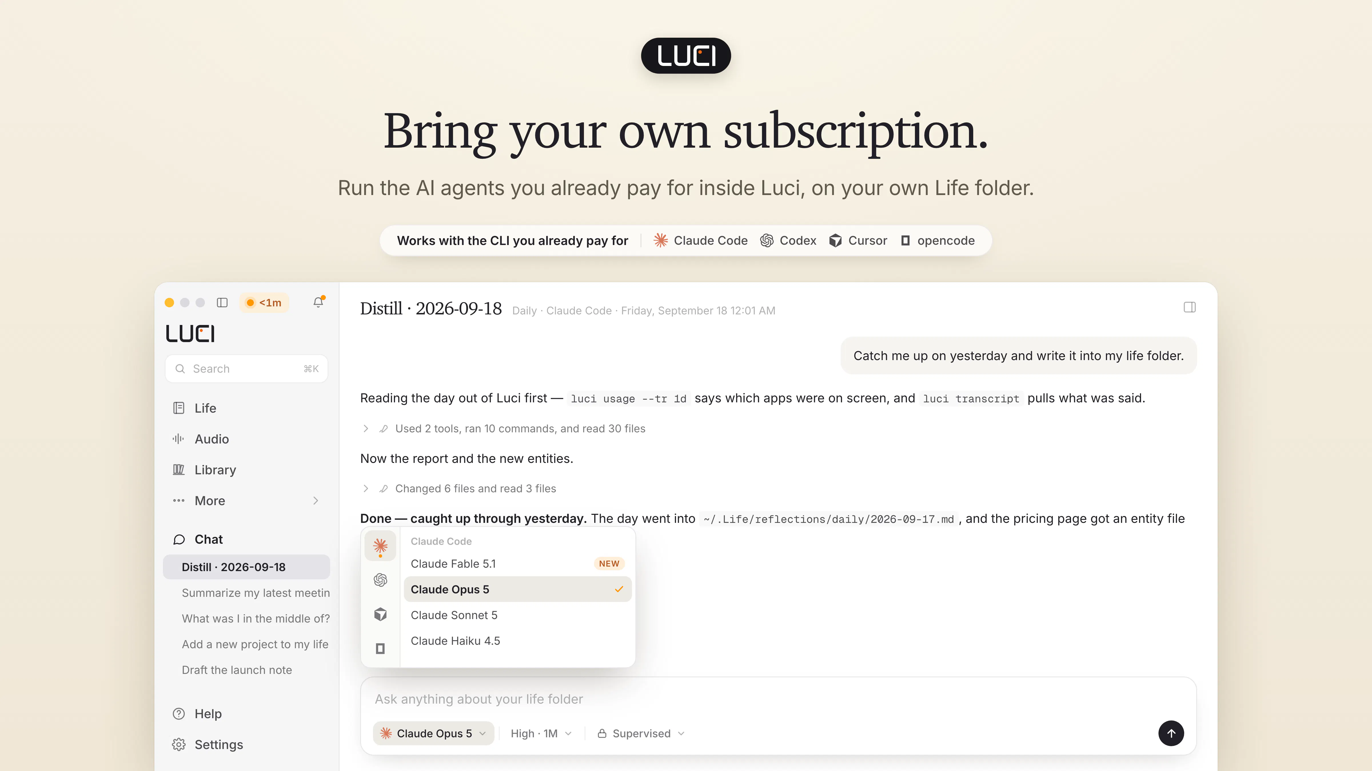 LUCI Desktop gallery image