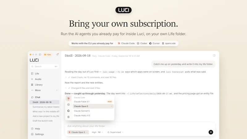 LUCI Desktop screenshot 6