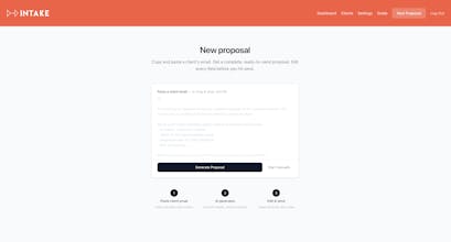 Intake gallery image