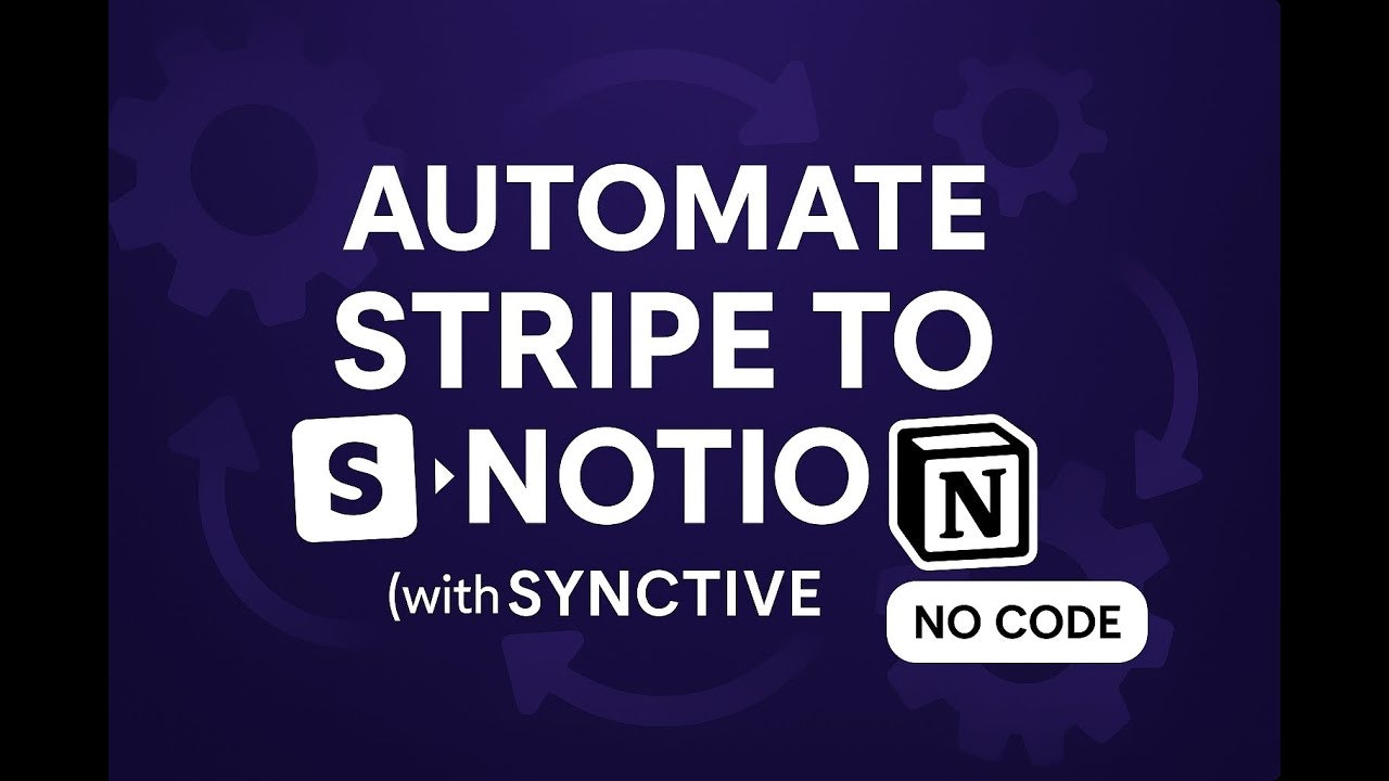 Synctive – Sync Stripe data to Notion gallery image