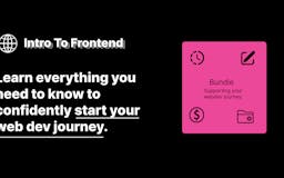 The Introduction to the Frontend media 2