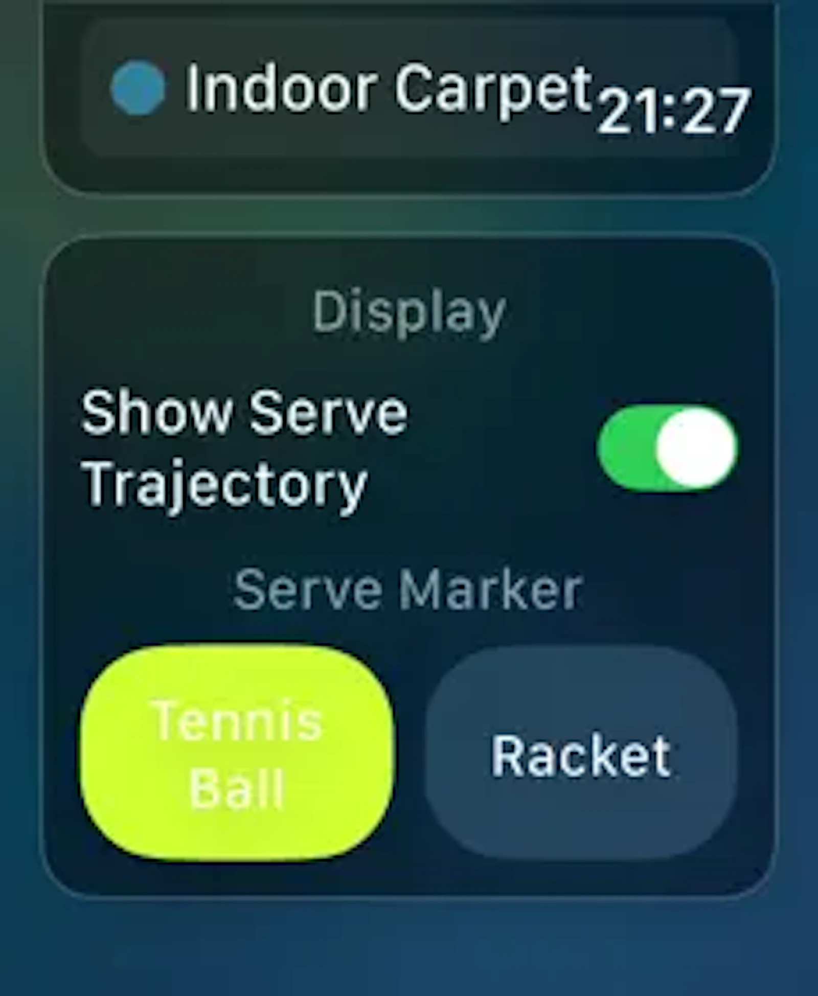 Racquet Score Tracker Apple Watch screenshot 8