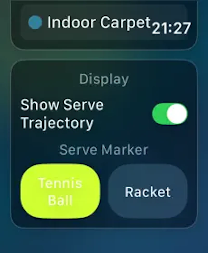 Racquet Score Tracker Apple Watch screenshot 8
