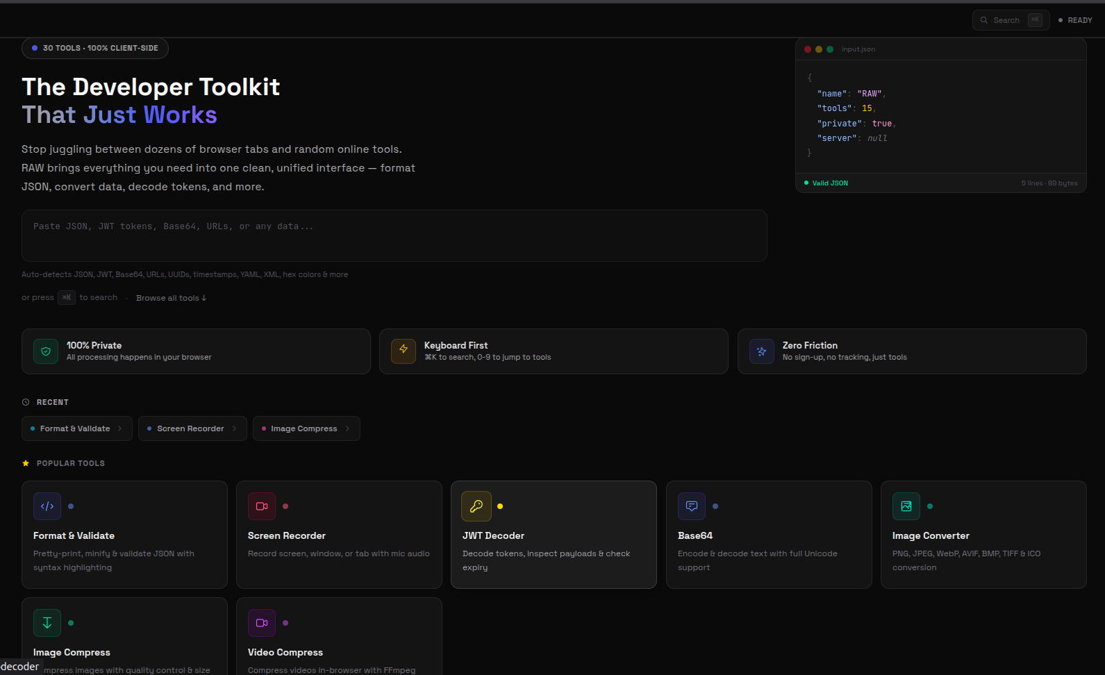 RAW - Developer Toolkit gallery image