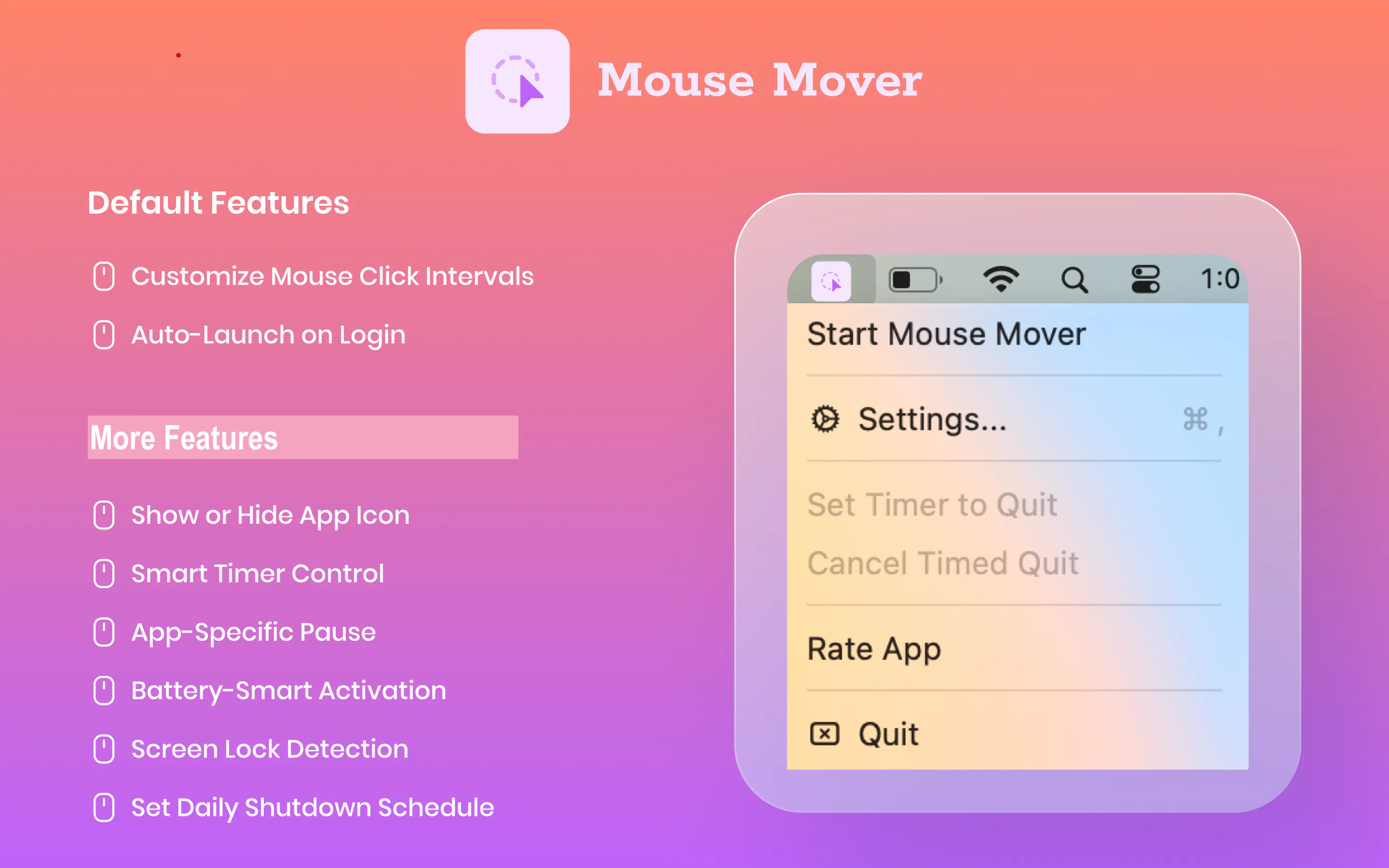 Auto Mouse Mover - Anti Sleep gallery image
