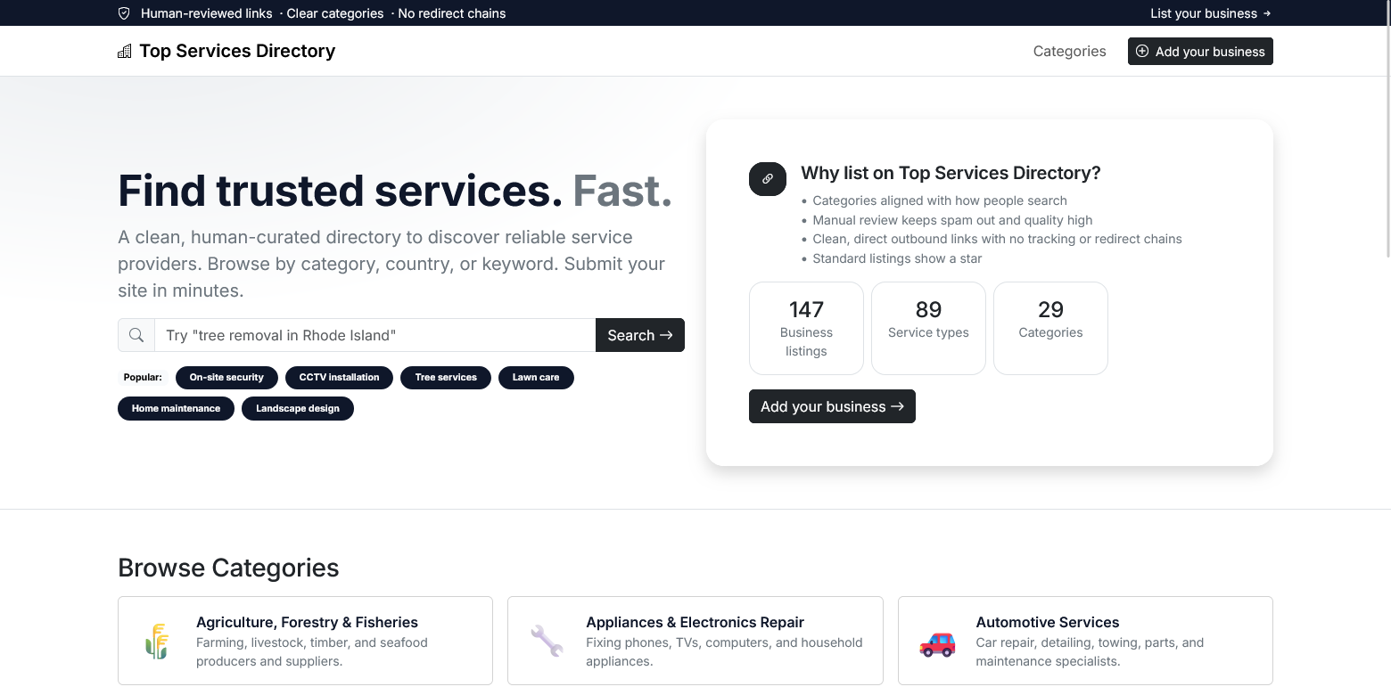 Top Services Directory gallery image