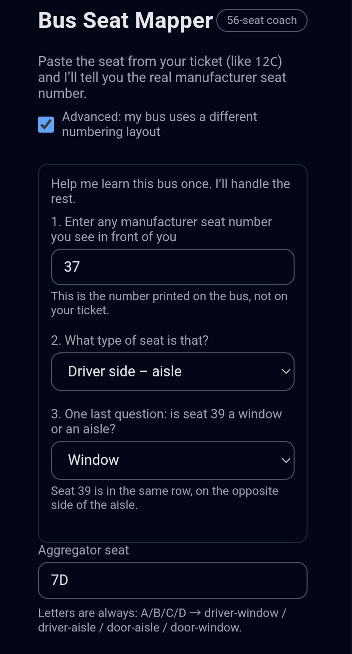 Bus Seat Mapper gallery image
