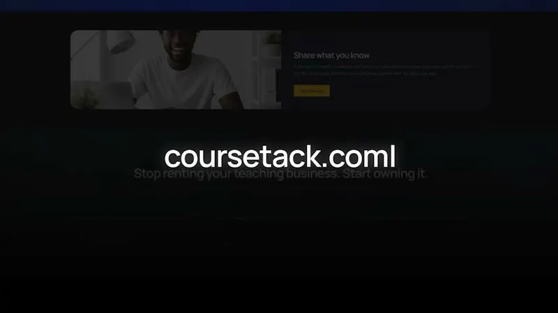 Coursetack screenshot 1 (video preview)