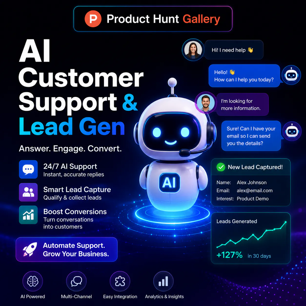 AI Customer Support & Lead Gen gallery image
