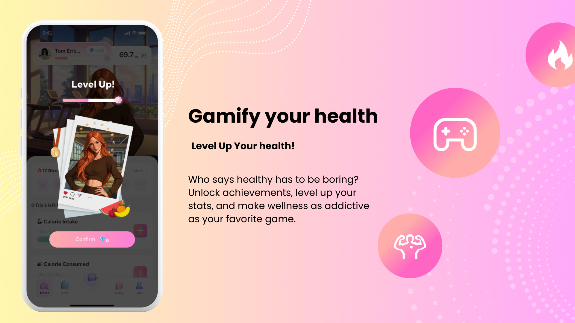 Média Comptoir Calorie Ai - Calove - Gamify votre perte de poids et votre parcours de santé avec l'IA. 8