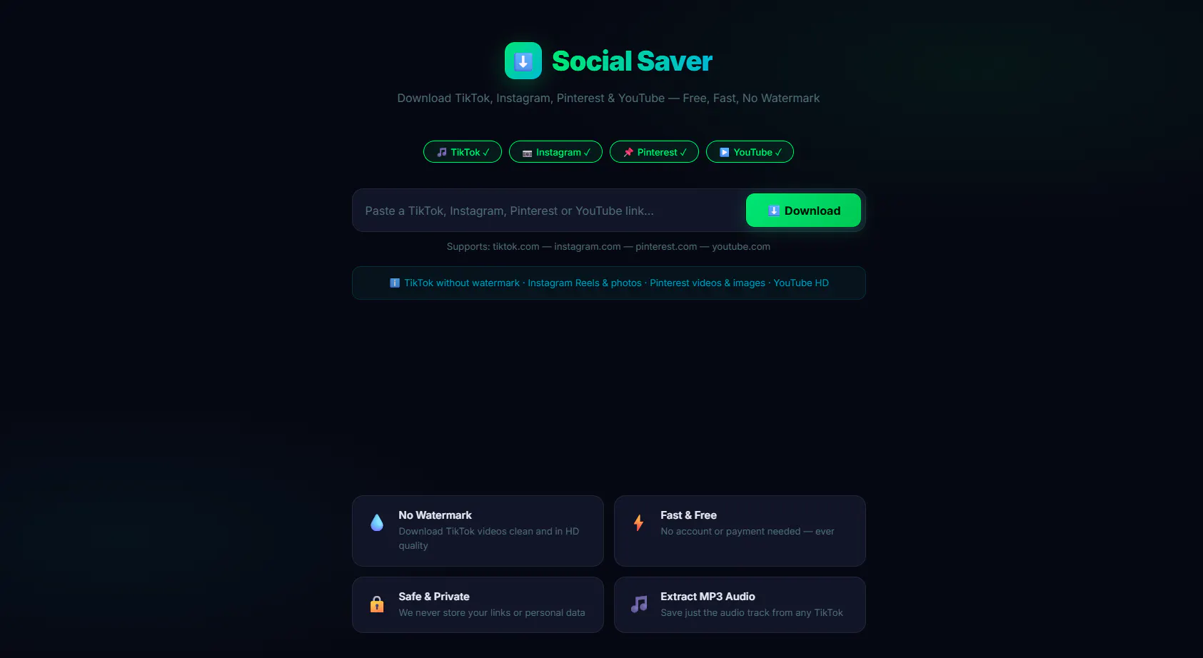 Banner del producto Social Saver