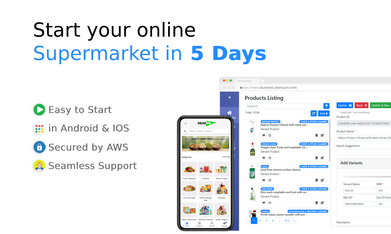 Nearme by Wariyum - Ecommerce App gallery image