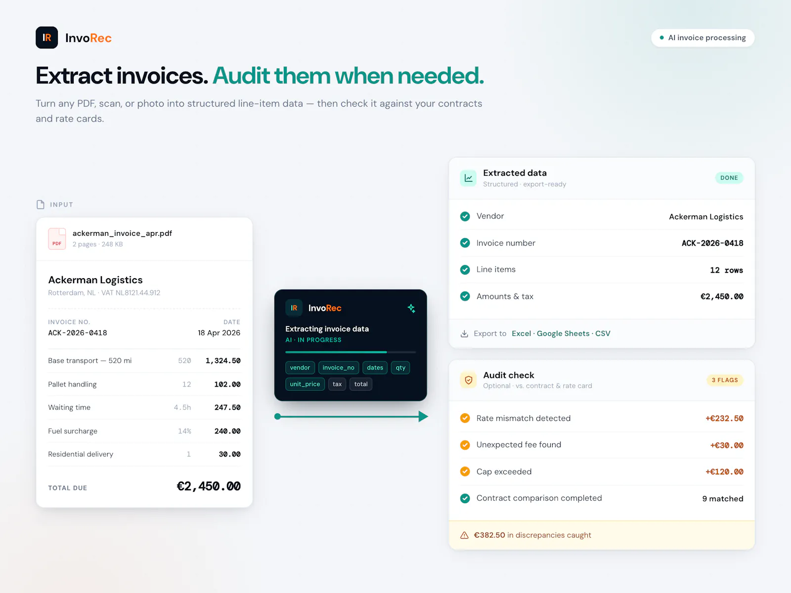 InvoRec screenshot 2