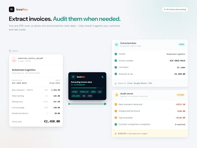 InvoRec screenshot 2