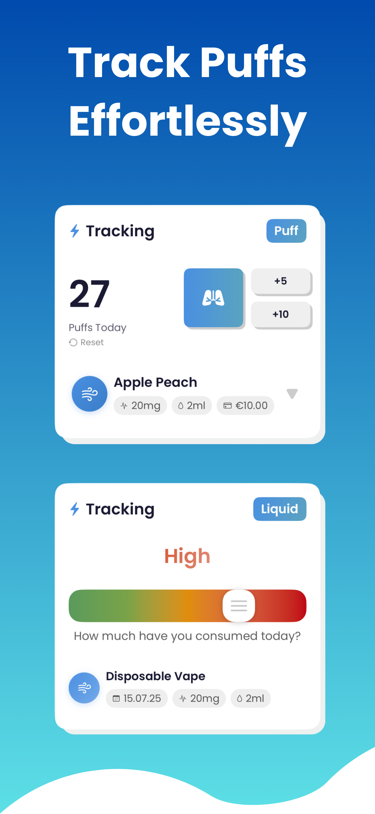 Quittable - Quit Vaping - Screenshot 2 showing product features and functionality