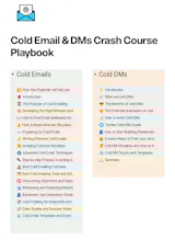 Cold Email & DMs Crash Course Playbook gallery image
